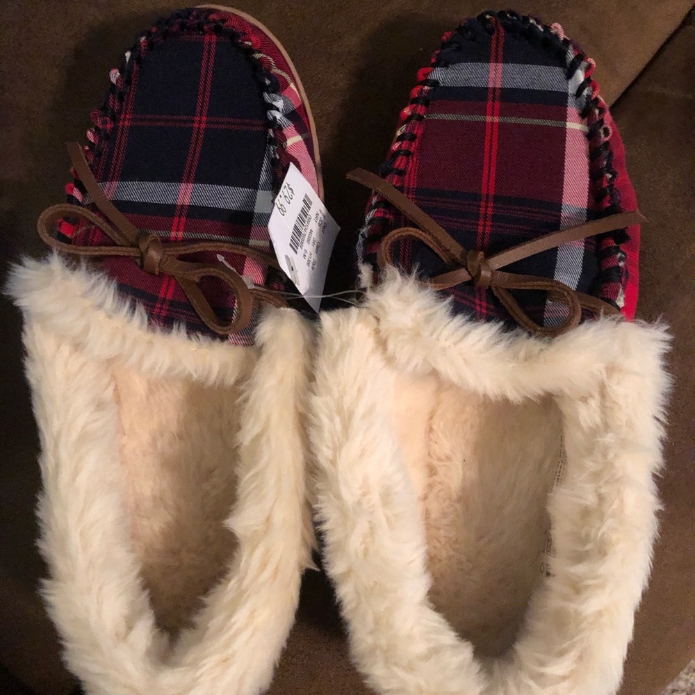 J Crew Plaid Slippers | Size 6 | New with tags